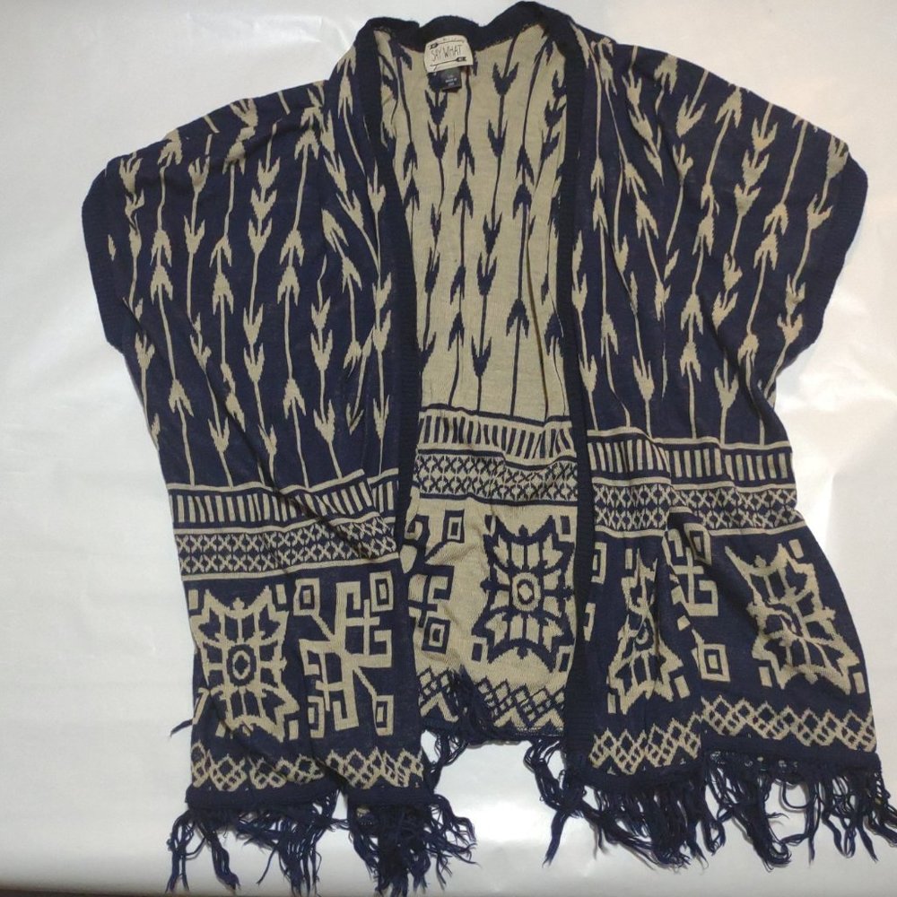 Women's Knit Short Sleeve Kimono